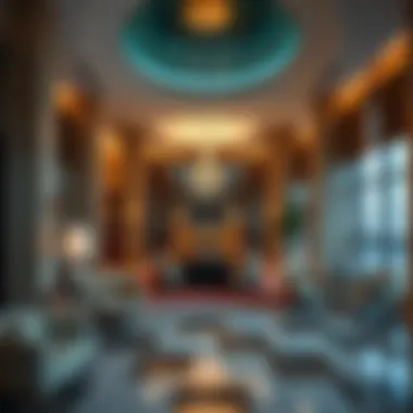 Luxurious amenities inside Al Habtoor Tower