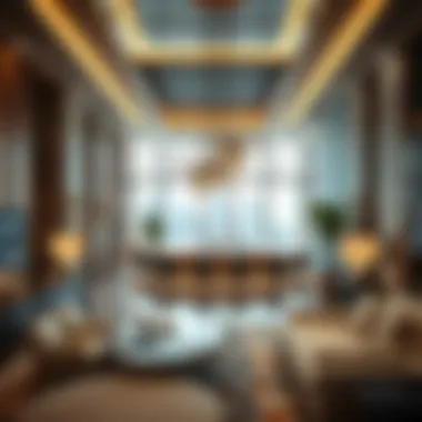 Luxury Interiors of Al Kawakeb Building Interior design of Al Kawakeb Building highlighting luxury amenities