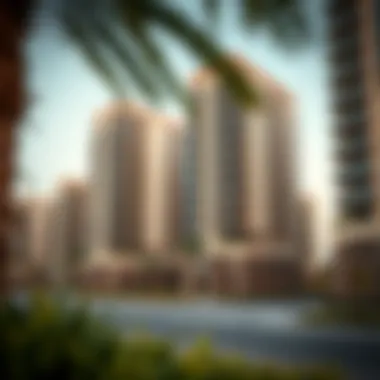 Luxury Residences in Al Yazia Luxurious residential buildings in Al Yazia.