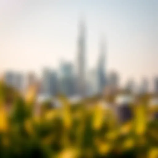 Luxury Skyline of Dubai Stunning skyline of Dubai showcasing luxury properties