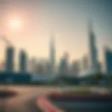 Dubai skyline showcasing real estate development