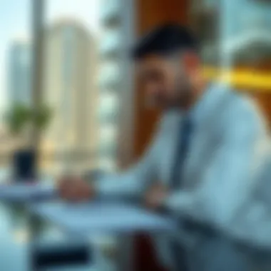 Signing a lease agreement in Dubai's real estate market