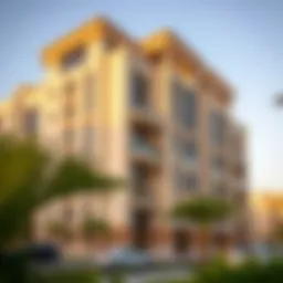 Stylish exterior view of Barajeel Residency showcasing its architectural design