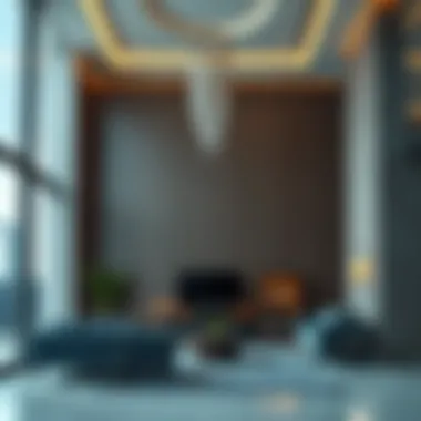 Interior Design of Bedaia Building Interior design elements of Bedaia Building highlighting modern aesthetics