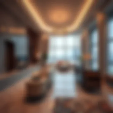 Luxury Amenities of Burj Sarah Interior view highlighting luxury amenities of Burj Sarah