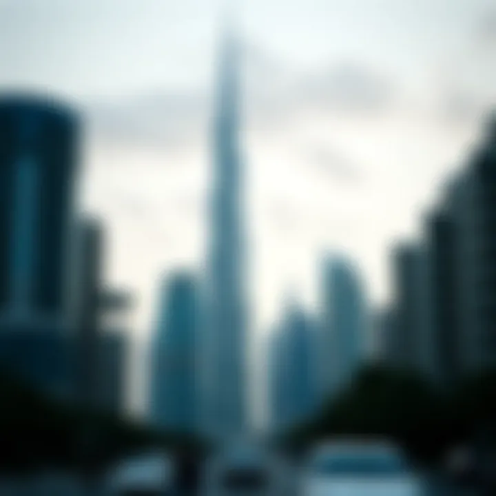 Business Bay skyline featuring Al Habtoor Tower