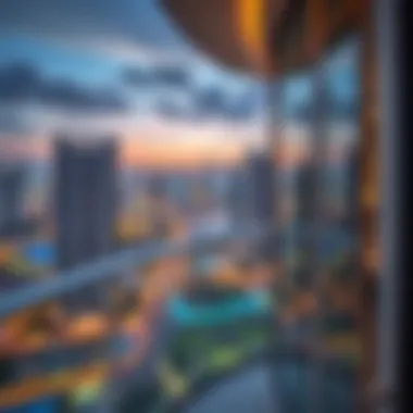 Stunning Views from Cavalli Residences Breathtaking city view from the balcony of a Cavalli Residence