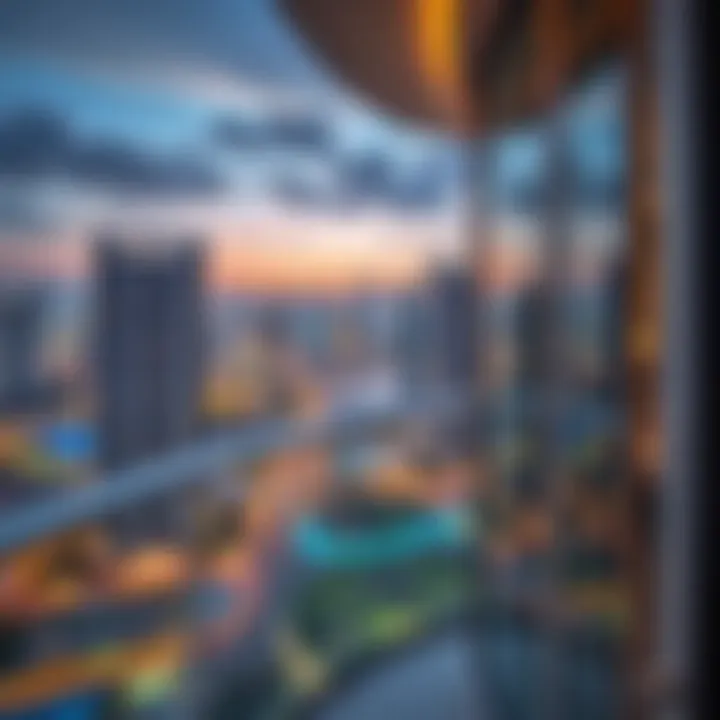 Stunning Views from Cavalli Residences Breathtaking city view from the balcony of a Cavalli Residence