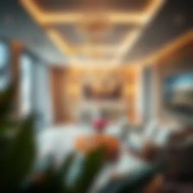 Elegant Living Space at Cavalli Residences Luxurious living room interior in Cavalli Residences