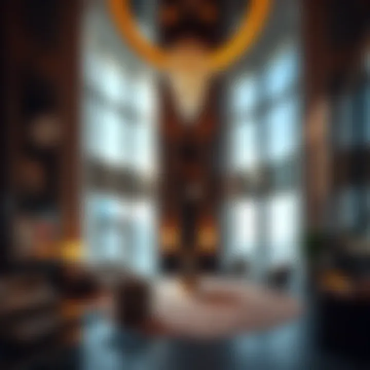 Luxurious Interior of Citadel Tower Luxurious interior space of Citadel Tower