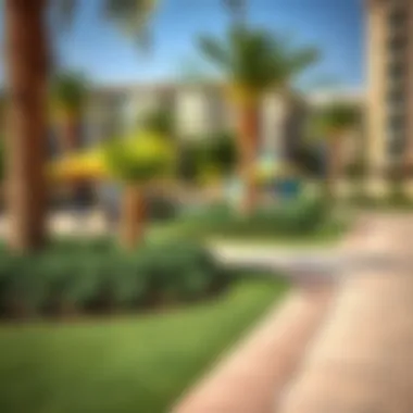 Vibrant community spaces and parks in Qusais enhancing lifestyle