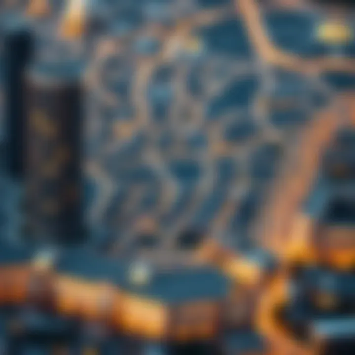 Map of neighborhoods in International City