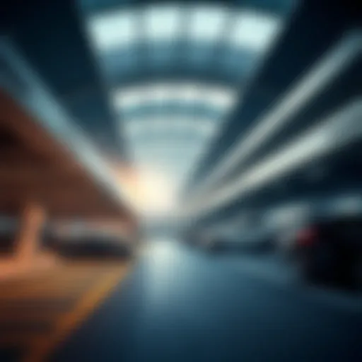 Modern parking facilities in Dubai showcasing innovative design