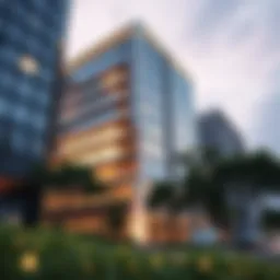 Exterior view of Court Tower showcasing its contemporary architecture