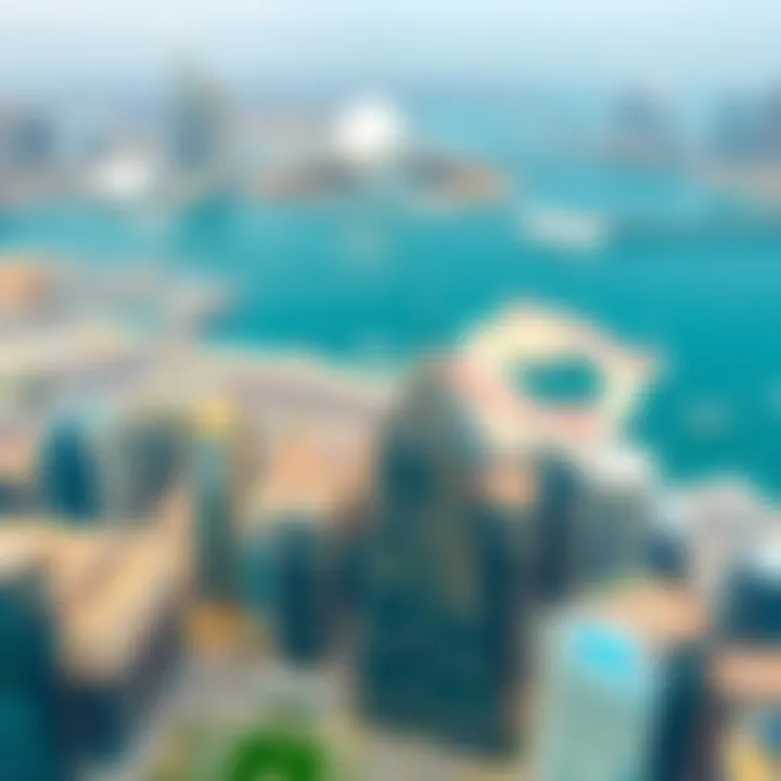 Stunning Panoramic View from Court Tower Panoramic view of Business Bay from the top floors of Court Tower