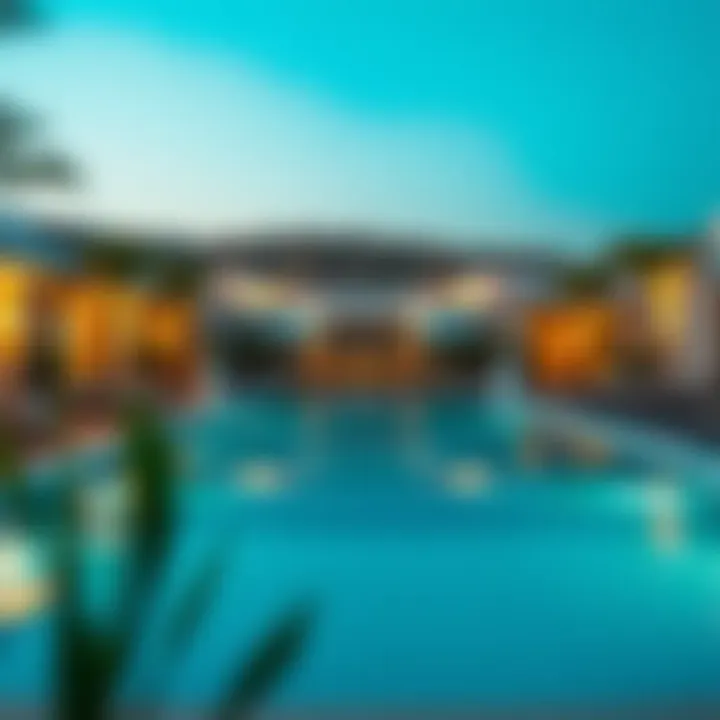 Luxurious Amenities in Santorini Luxurious amenities featured in Damac Lagoons Santorini, including pools and gardens