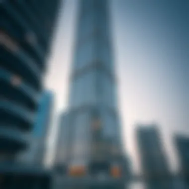 Architectural close-up of Dubai Creek Tower's innovative design features