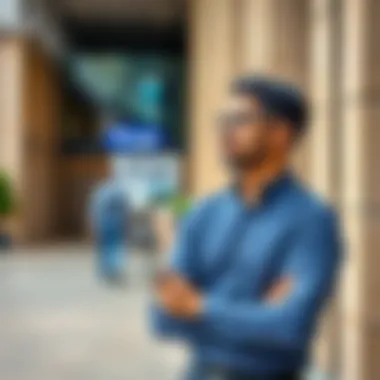 A business professional discussing pest management strategies