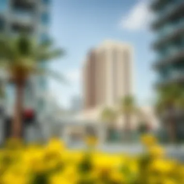 Vibrant community spaces in Business Bay