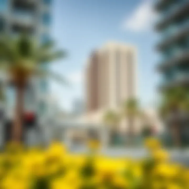 Vibrant community spaces in Business Bay