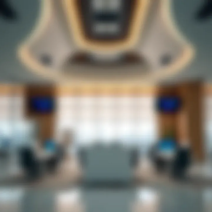 Business center facilities in a nearby hotel