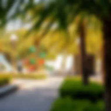 Community Park in Al Zahia Village Vibrant community park in Al Zahia Village with lush greenery and recreational facilities