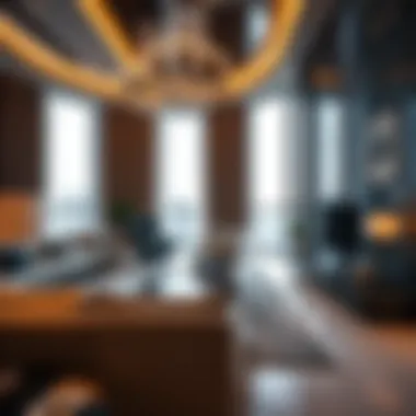 Interior design showcasing luxury living in Churchill Tower