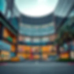 Exterior view of Circle Mall showcasing modern architecture