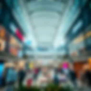 Diverse Retail Experience at Circle Mall Interior shopping area filled with diverse retail options