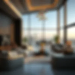 Luxury living space designed by Cavalli Couture