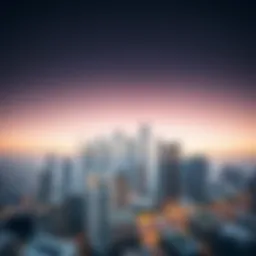 Stunning skyline view of Business Bay highlighting Damac Voleo.