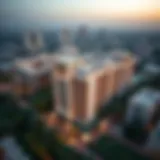 Aerial view of Deyaar Amalia showcasing its architectural elegance