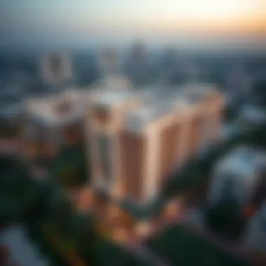 Aerial view of Deyaar Amalia showcasing its architectural elegance