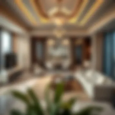 Interior design of a luxurious apartment in Deyaar Amalia