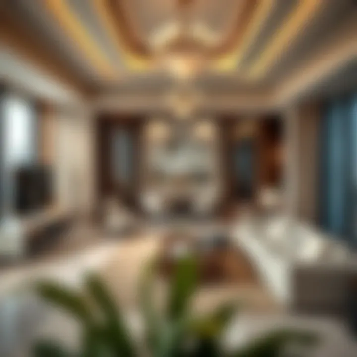 Interior design of a luxurious apartment in Deyaar Amalia