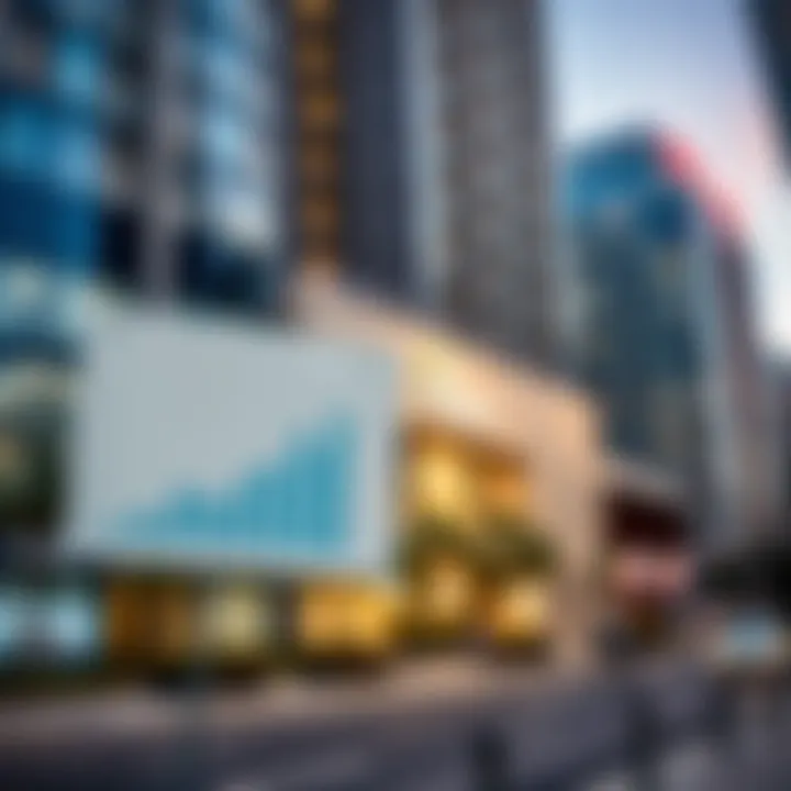 Graphs and charts illustrating potential returns in Dubai's real estate sector