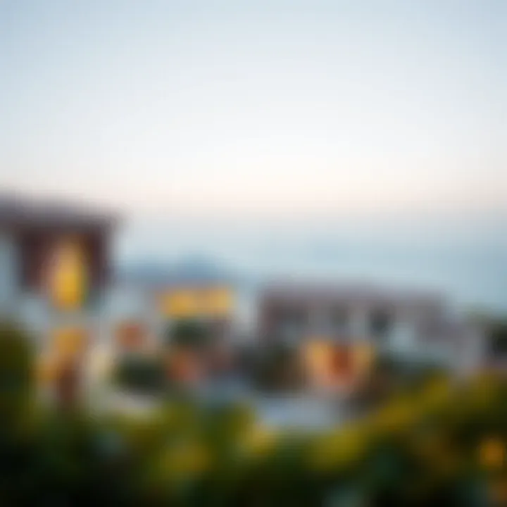 Luxury villas with scenic views in a prestigious area of Dubai