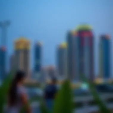 Investment potential graph reflecting market trends in Dubai South