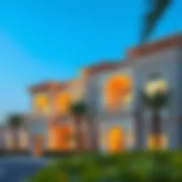 Stunning villa architecture in Dubai