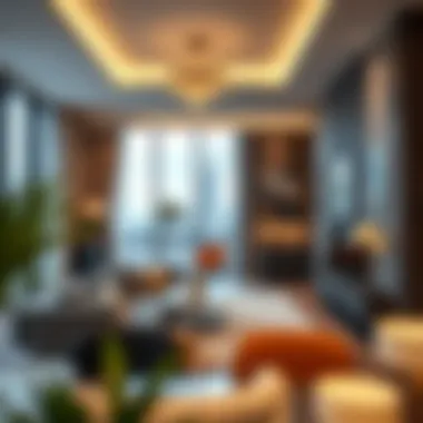 Luxurious interior design of a unit in Empire Heights Tower B