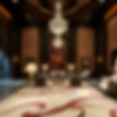 Luxurious interior design highlighting the opulent lifestyle at Fairmont Residence