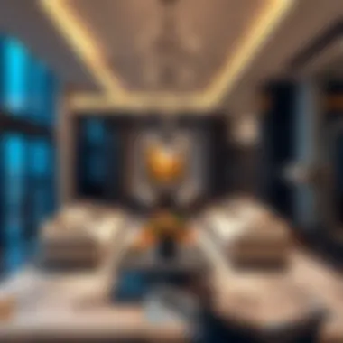 Luxurious interior of a unit in Green Acres with modern design