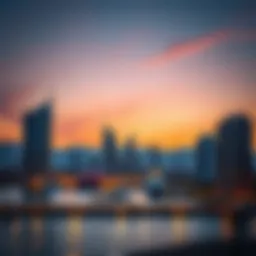 Breathtaking skyline view of Jumeriah Bay