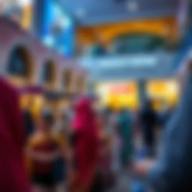 Community events taking place at Karama Centre, highlighting cultural diversity