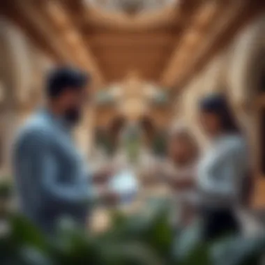 Investment Opportunities at Leebach Palace Investors examining luxury real estate options at Leebach Palace