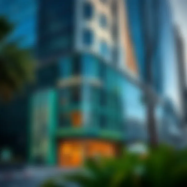 Mashreq Bank's Urban Presence Mashreq Bank branch in a vibrant urban setting