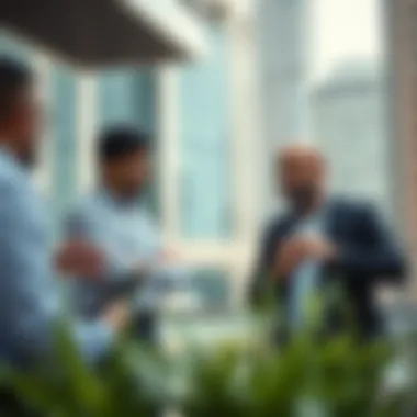 Engagement Among Real Estate Investors Real estate investors discussing opportunities