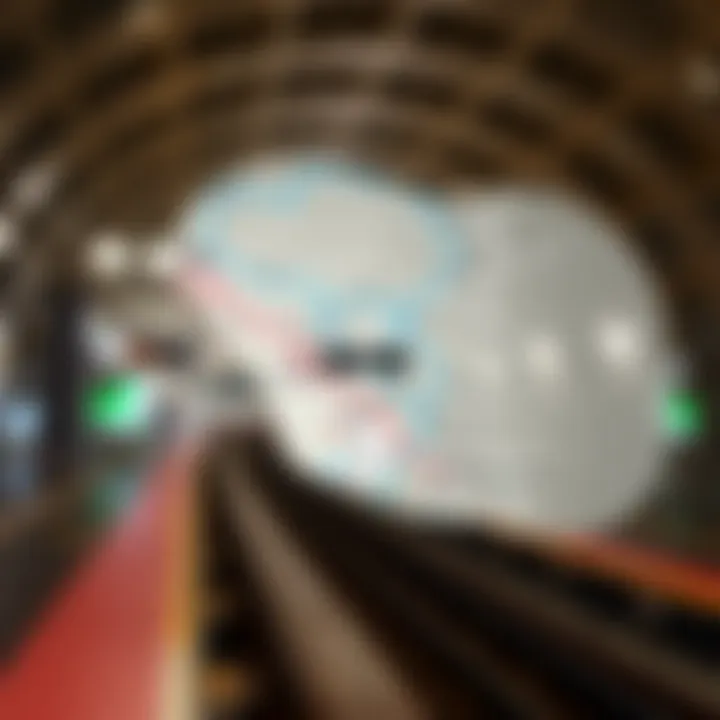 Map of Dubai Metro routes