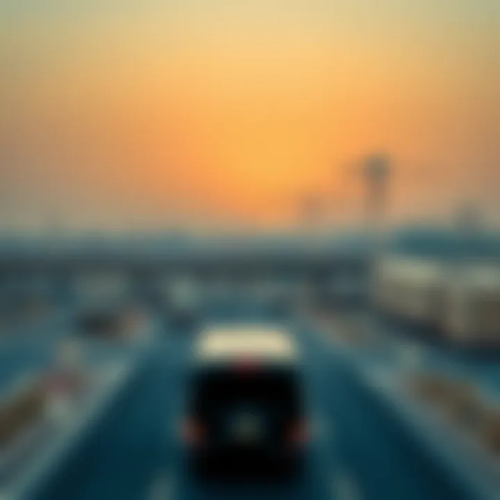 Modern infrastructure and transportation networks in Mussafah