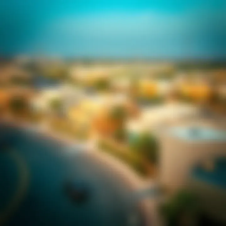 Scenic view of Nadd Al Hamar showcasing residential architecture